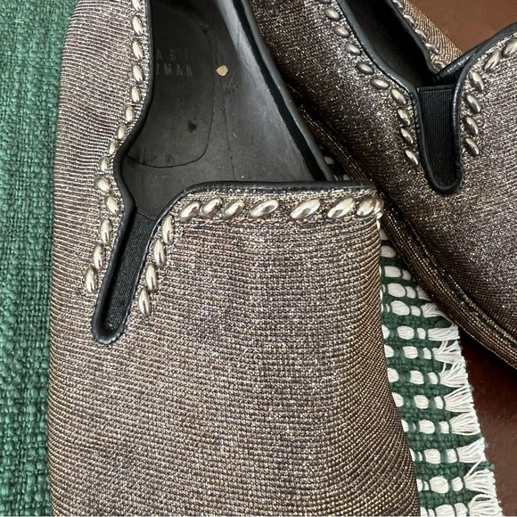 Stuart Weitzman Lurex Platform Loafer - Picture 3 of 11